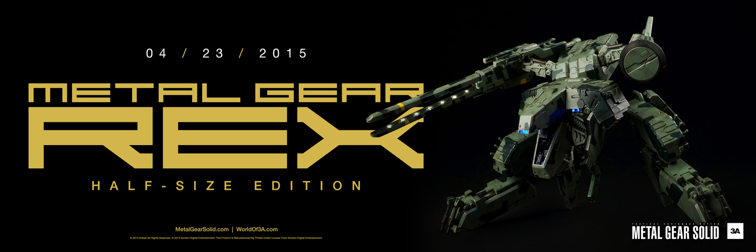 Metal Gear Solid - Metal Gear Rex - Half-size version (3A Toys) photo 9