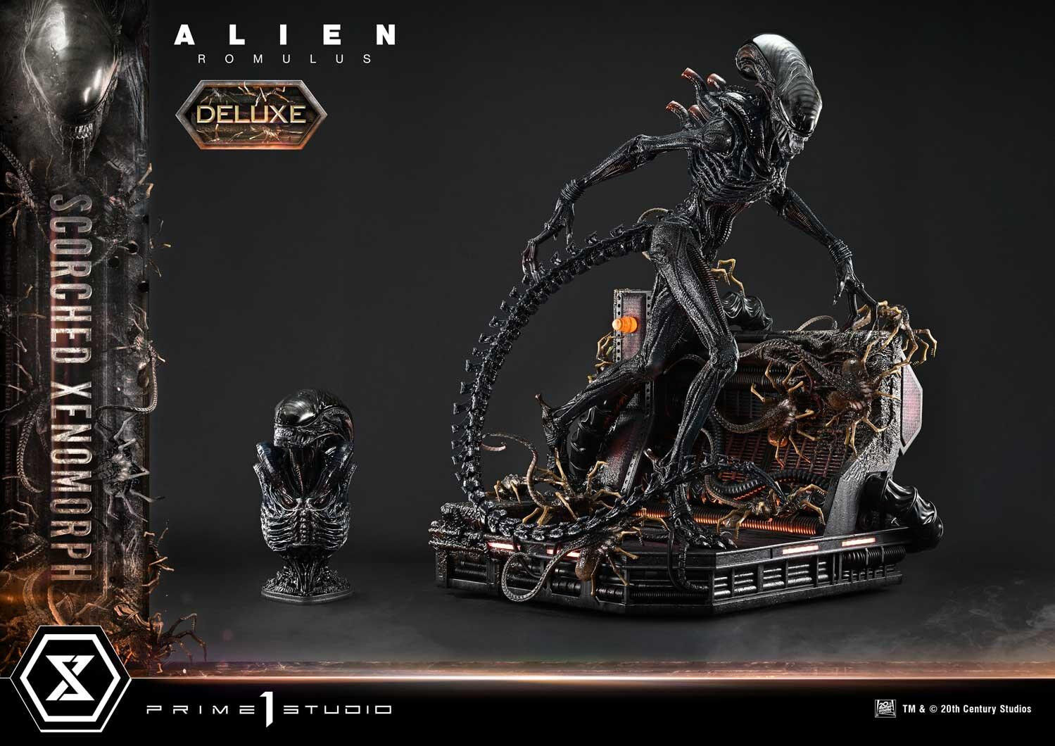 Alien: Romulus - Facehugger - Scorched Alien - Museum Masterline XL (MMXLAL-02DX) - 1/3 - DX Version (Prime 1 Studio) photo 7