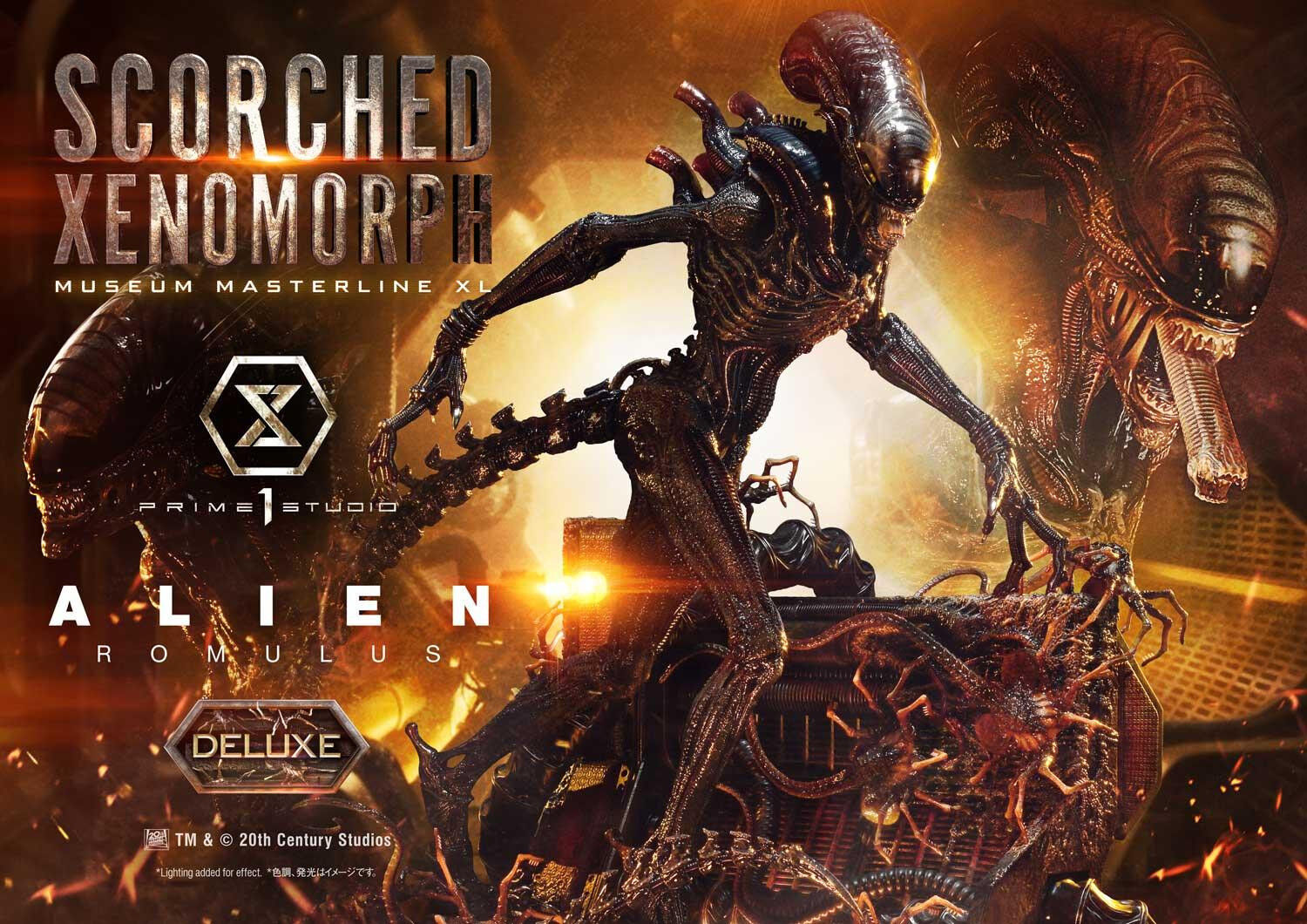 Alien: Romulus - Facehugger - Scorched Alien - Museum Masterline XL (MMXLAL-02DX) - 1/3 - DX Version (Prime 1 Studio) photo 15