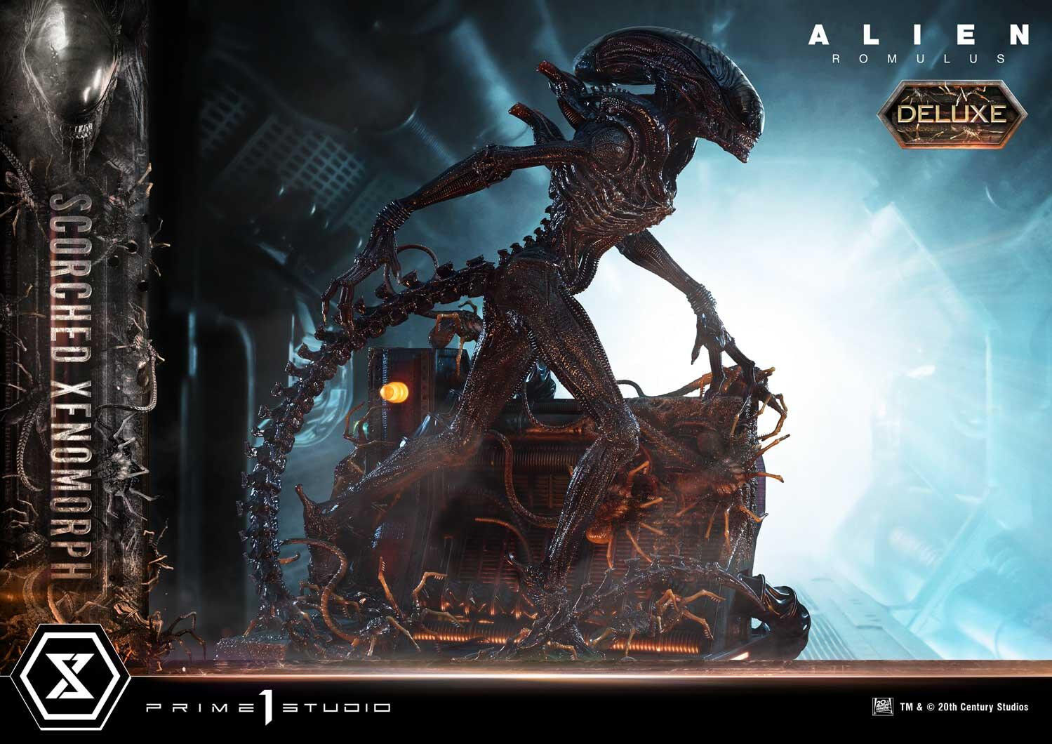 Alien: Romulus - Facehugger - Scorched Alien - Museum Masterline XL (MMXLAL-02DX) - 1/3 - DX Version (Prime 1 Studio) photo 23