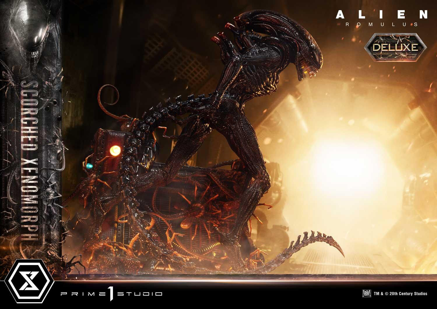 Alien: Romulus - Facehugger - Scorched Alien - Museum Masterline XL (MMXLAL-02DX) - 1/3 - DX Version (Prime 1 Studio) photo 37