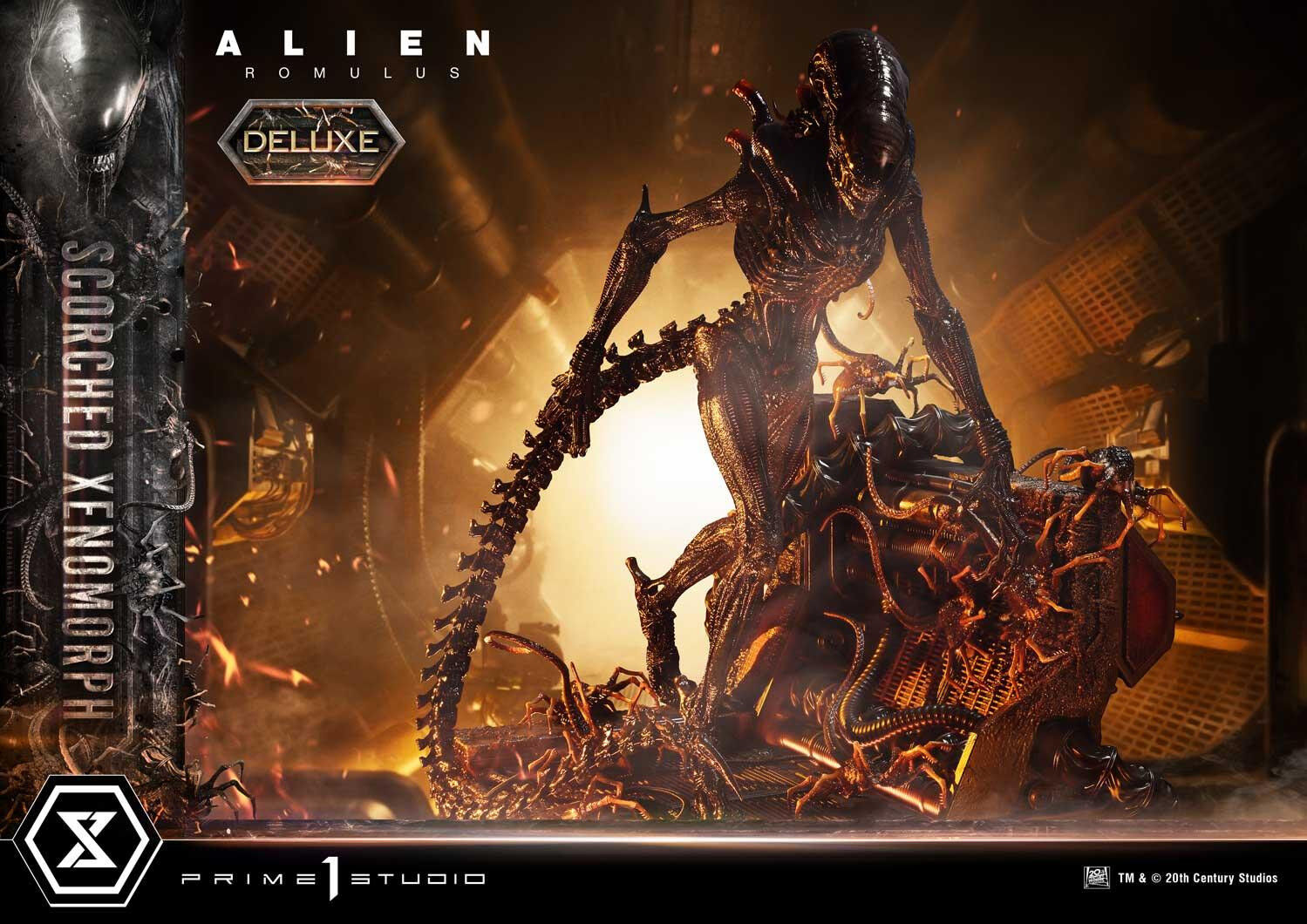 Alien: Romulus - Facehugger - Scorched Alien - Museum Masterline XL (MMXLAL-02DX) - 1/3 - DX Version (Prime 1 Studio) photo 39
