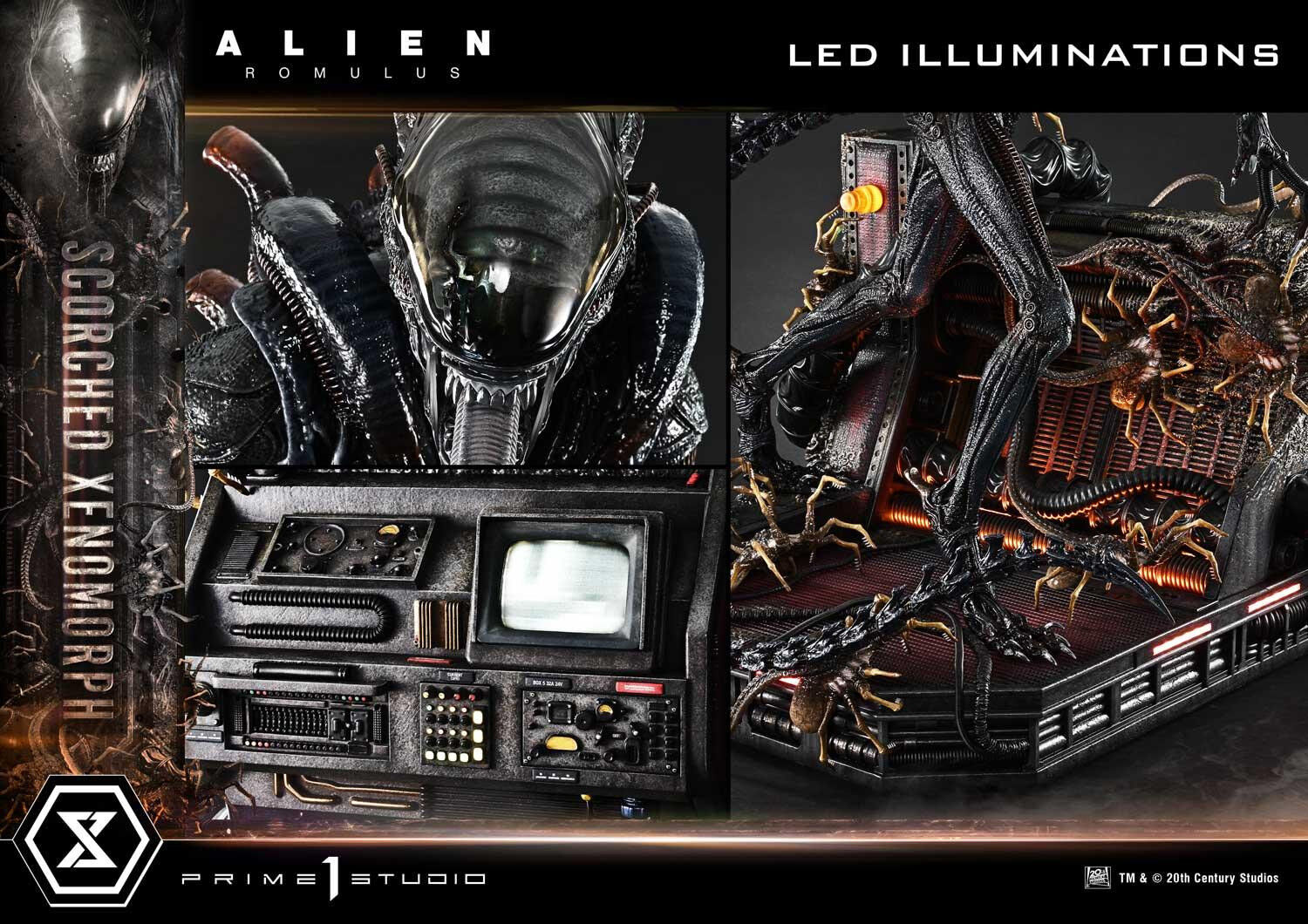 Alien: Romulus - Facehugger - Scorched Alien - Museum Masterline XL (MMXLAL-02DX) - 1/3 - DX Version (Prime 1 Studio) photo 62