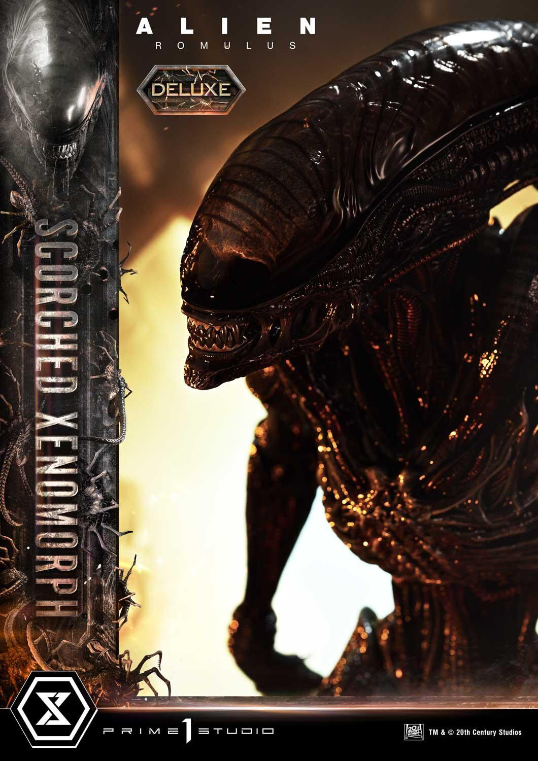 Alien: Romulus - Facehugger - Scorched Alien - Museum Masterline XL (MMXLAL-02DXS) - 1/3 - DX Bonus Version (Prime 1 Studio)