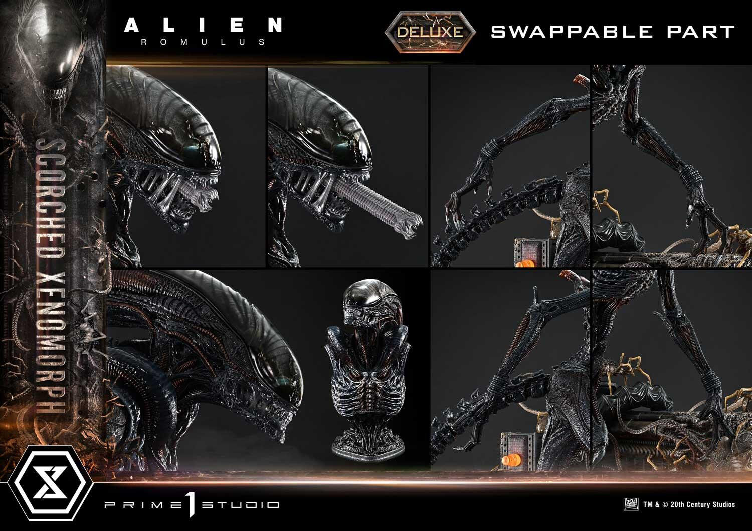 Alien: Romulus - Facehugger - Scorched Alien - Museum Masterline XL (MMXLAL-02DXS) - 1/3 - DX Bonus Version (Prime 1 Studio) photo 12