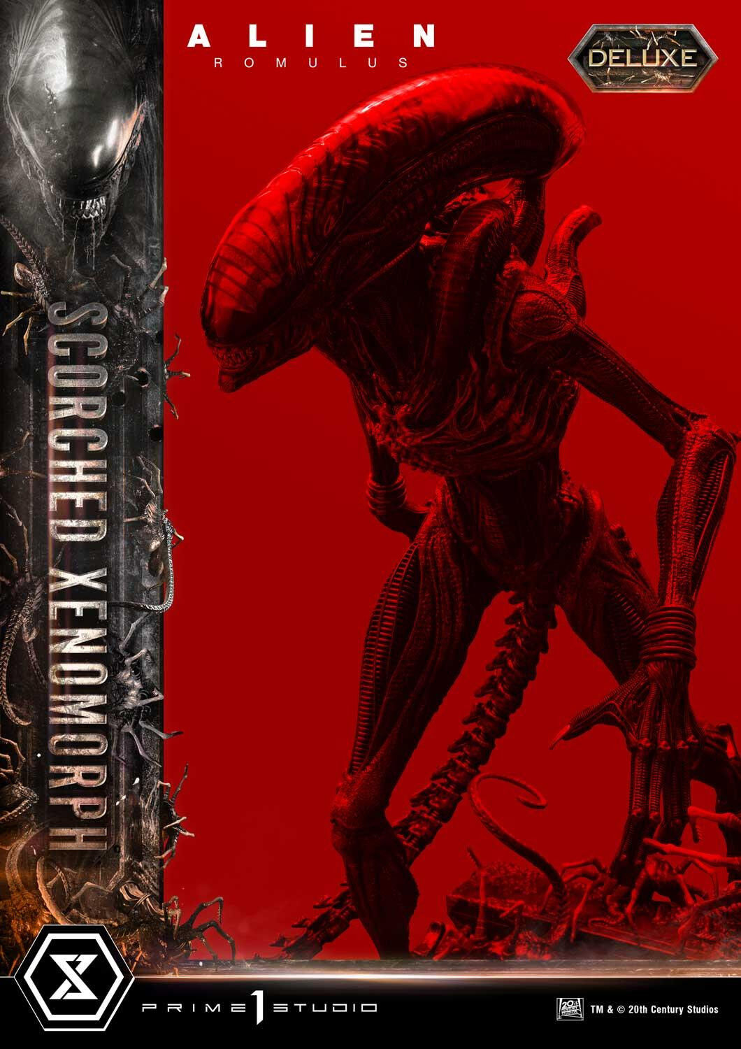 Alien: Romulus - Facehugger - Scorched Alien - Museum Masterline XL (MMXLAL-02DXS) - 1/3 - DX Bonus Version (Prime 1 Studio) photo 16