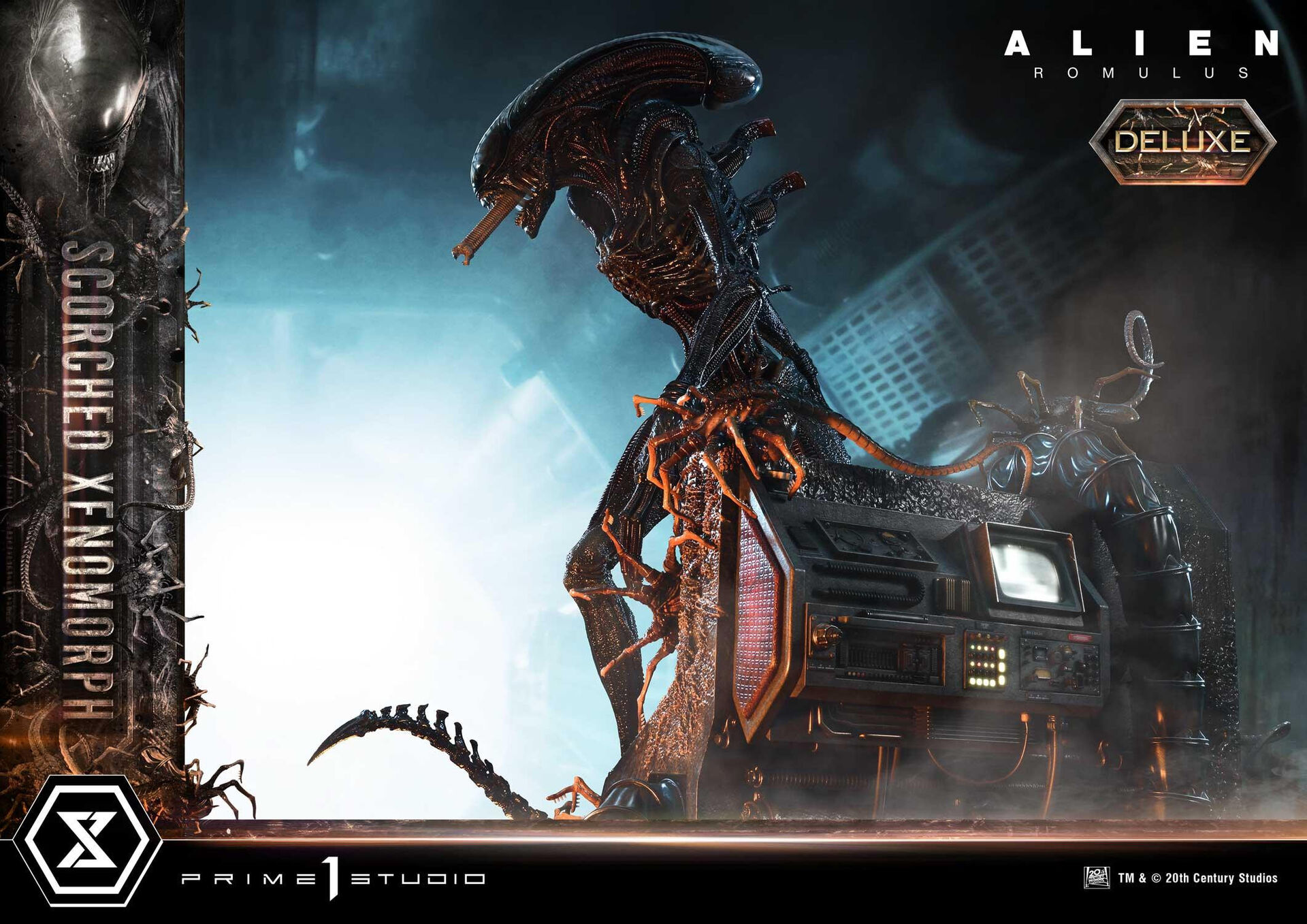 Alien: Romulus - Facehugger - Scorched Alien - Museum Masterline XL (MMXLAL-02DXS) - 1/3 - DX Bonus Version (Prime 1 Studio) photo 23