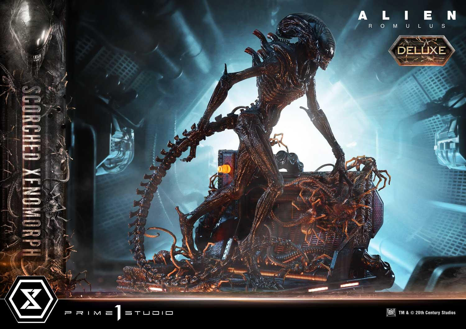 Alien: Romulus - Facehugger - Scorched Alien - Museum Masterline XL (MMXLAL-02DXS) - 1/3 - DX Bonus Version (Prime 1 Studio) photo 46