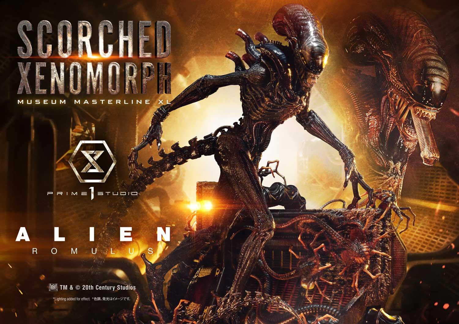 Alien: Romulus - Facehugger - Scorched Alien - Museum Masterline XL (MMXLAL-02DXS) - 1/3 - DX Bonus Version (Prime 1 Studio) photo 75