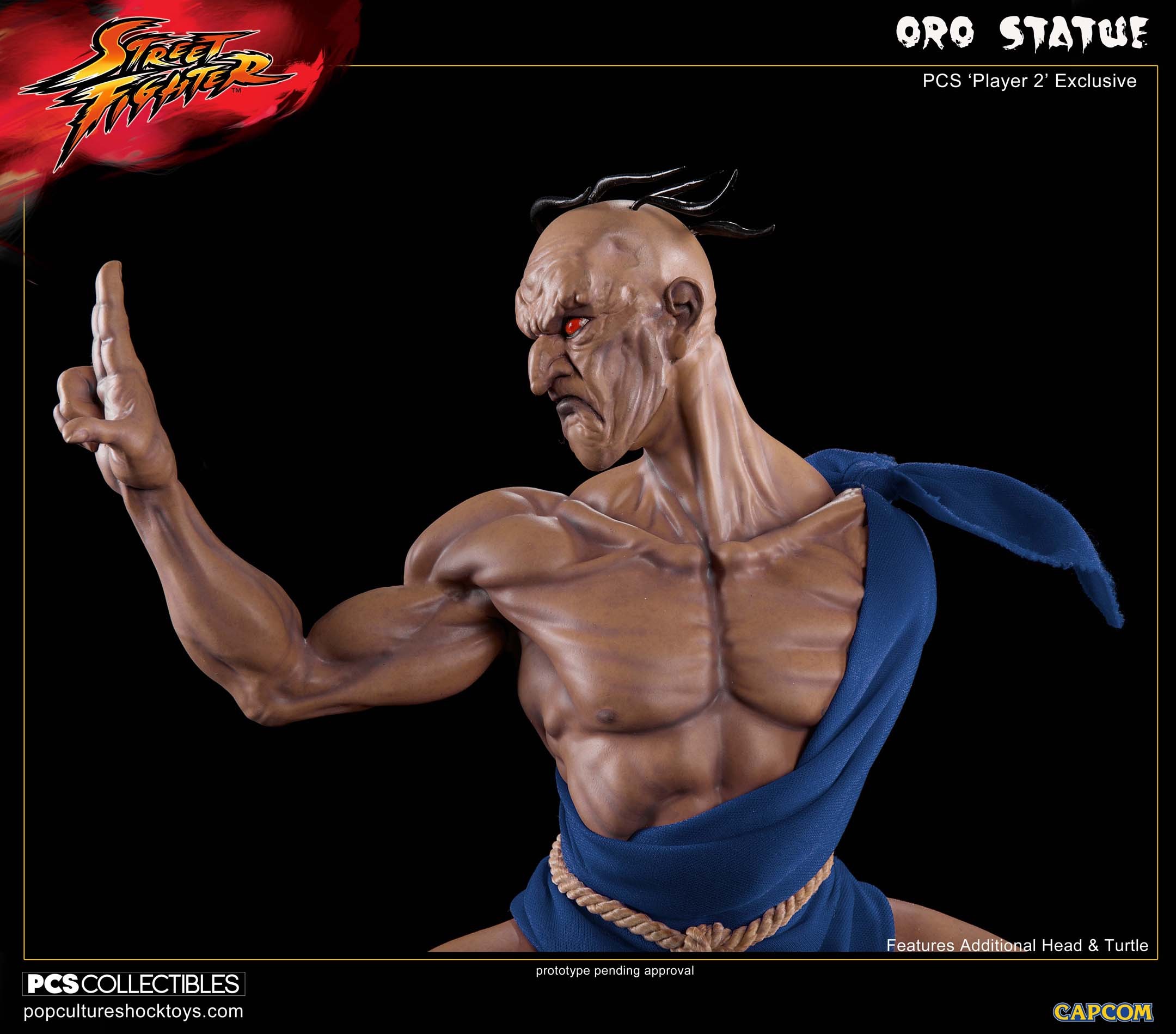 Street Fighter III - Oro - Mixed Media - 1/4 - Player 2, PCS Exclusive (Premium Collectibles Studio) photo 2