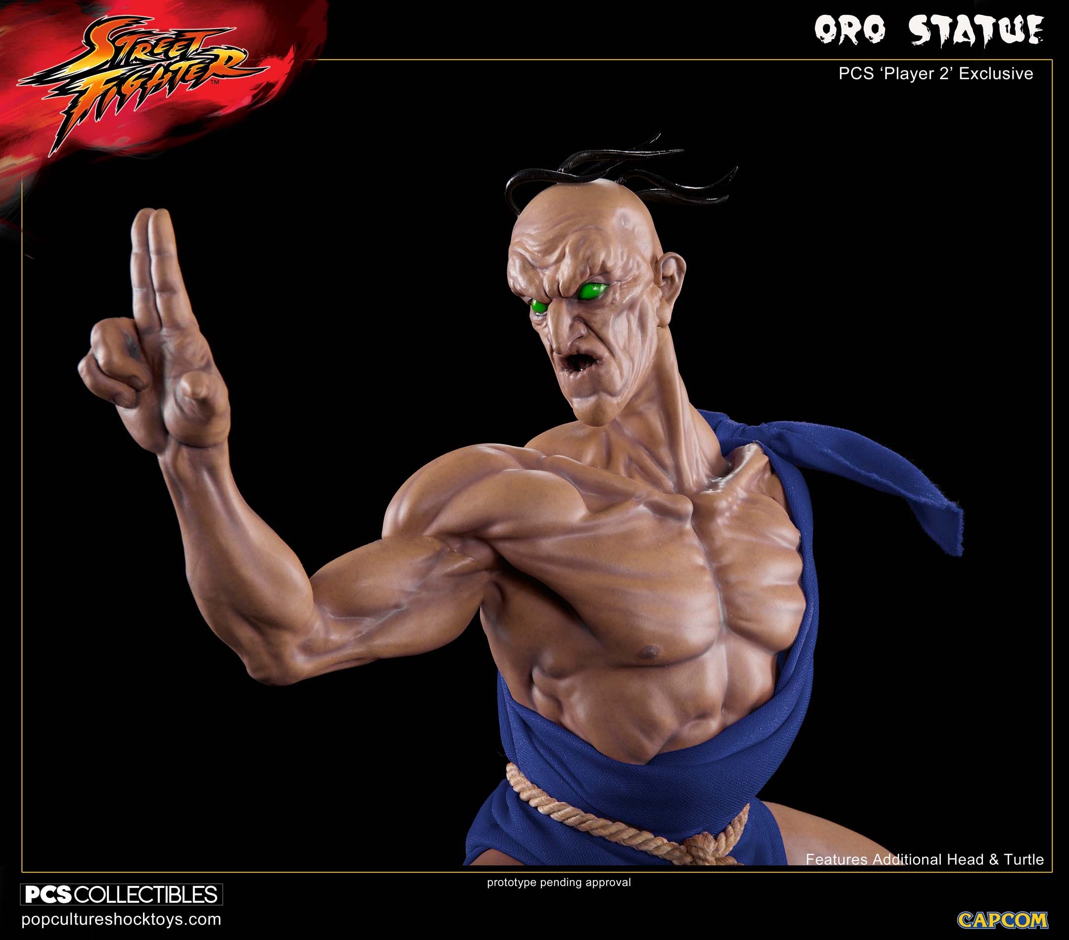 Street Fighter III - Oro - Mixed Media - 1/4 - Player 2, PCS Exclusive (Premium Collectibles Studio) photo 3