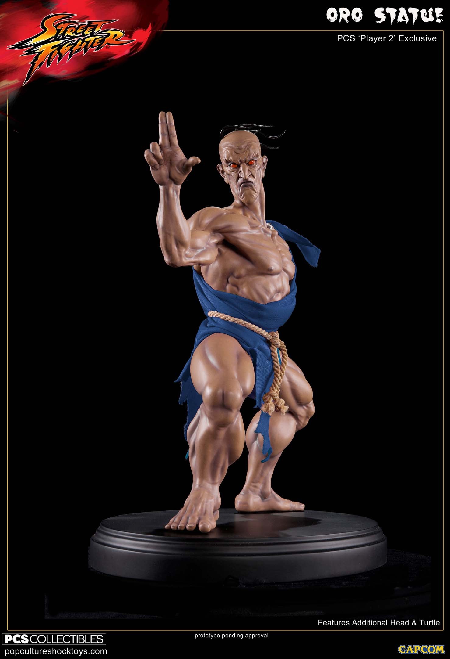Street Fighter III - Oro - Mixed Media - 1/4 - Player 2, PCS Exclusive (Premium Collectibles Studio) photo 5