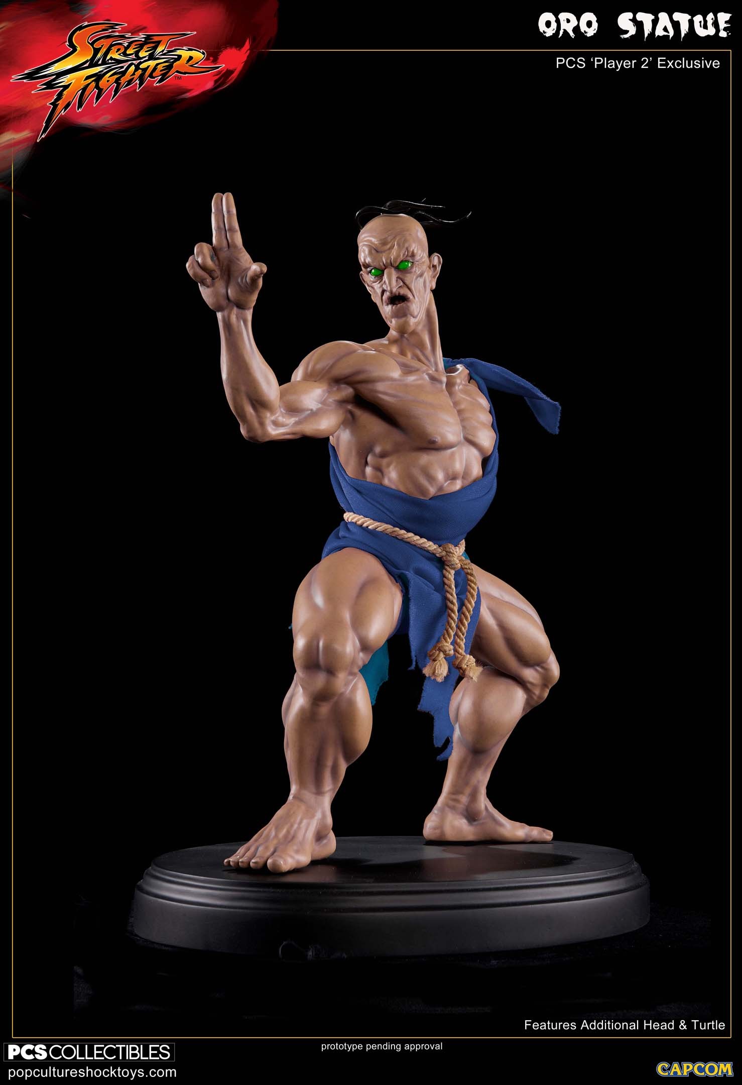 Street Fighter III - Oro - Mixed Media - 1/4 - Player 2, PCS Exclusive (Premium Collectibles Studio) photo 6