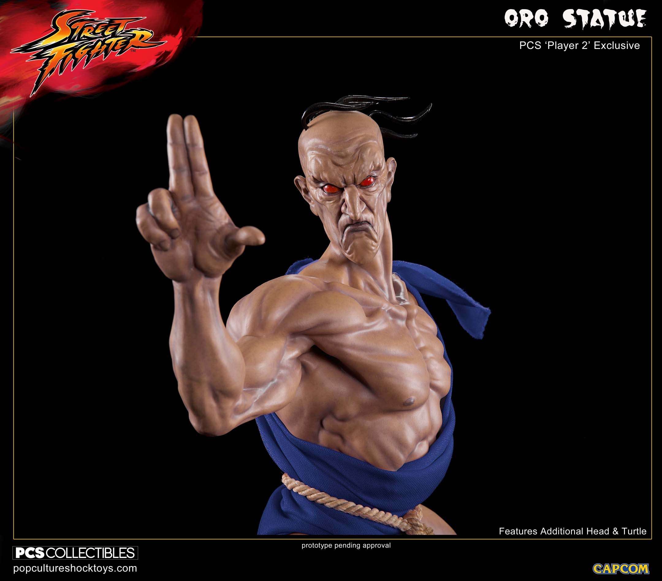 Street Fighter III - Oro - Mixed Media - 1/4 - Player 2, PCS Exclusive (Premium Collectibles Studio) photo 11