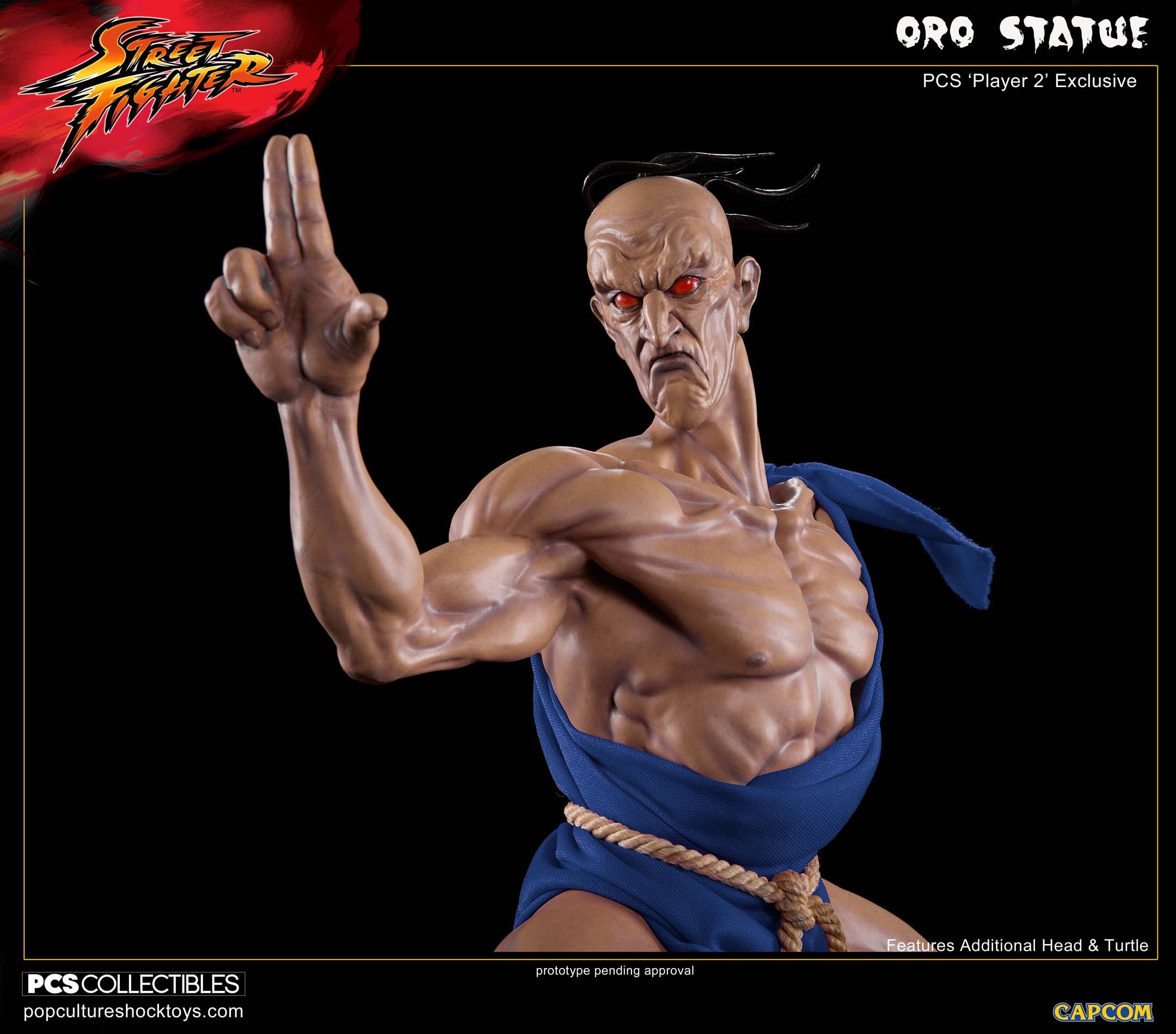 Street Fighter III - Oro - Mixed Media - 1/4 - Player 2, PCS Exclusive (Premium Collectibles Studio) photo 12