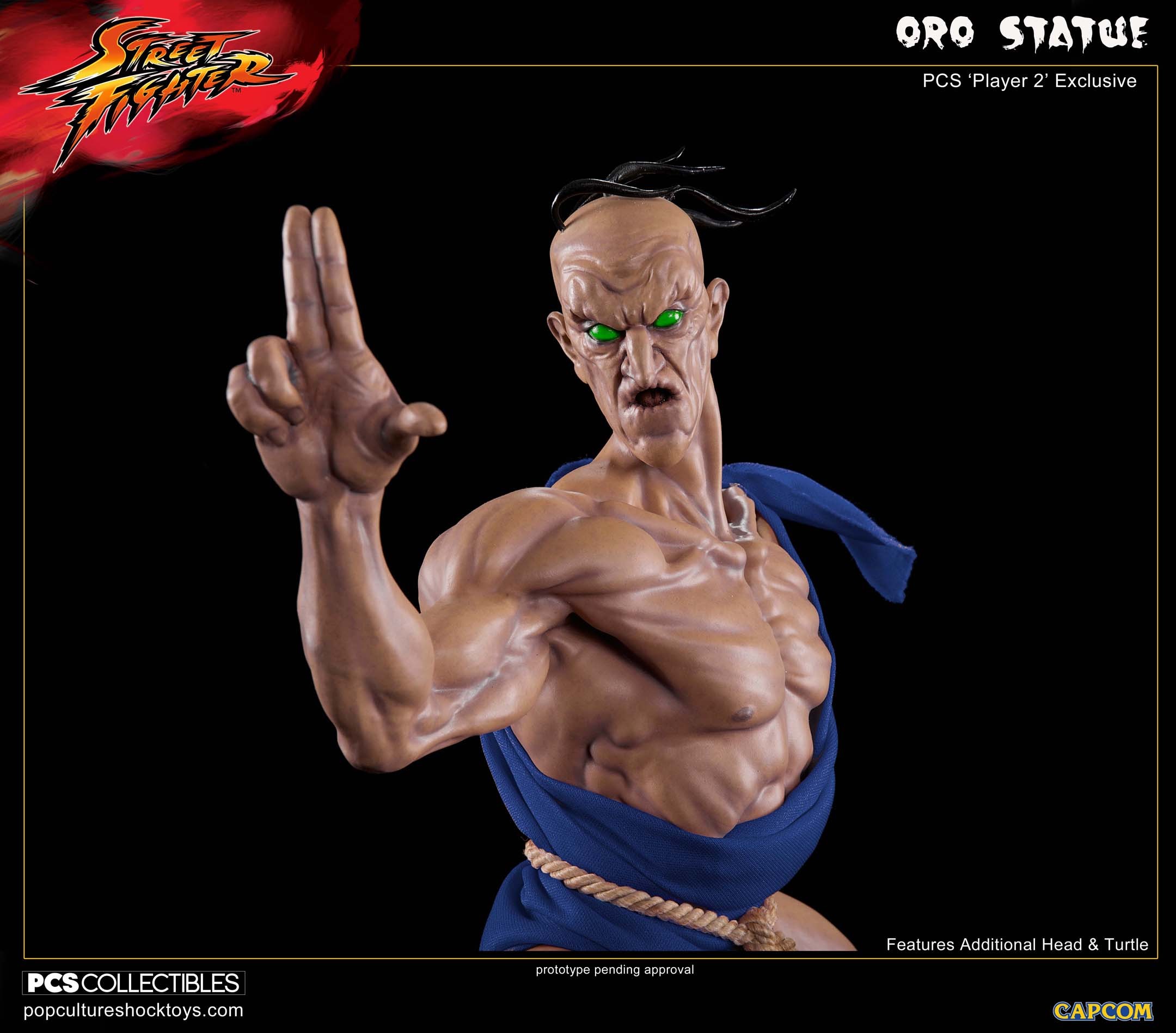 Street Fighter III - Oro - Mixed Media - 1/4 - Player 2, PCS Exclusive (Premium Collectibles Studio) photo 14