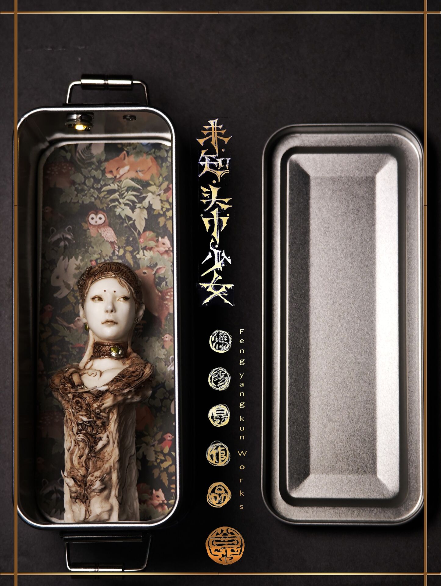 Original - Unknown. Girl with headscarf —— Antique version (Lep Studio) photo 10