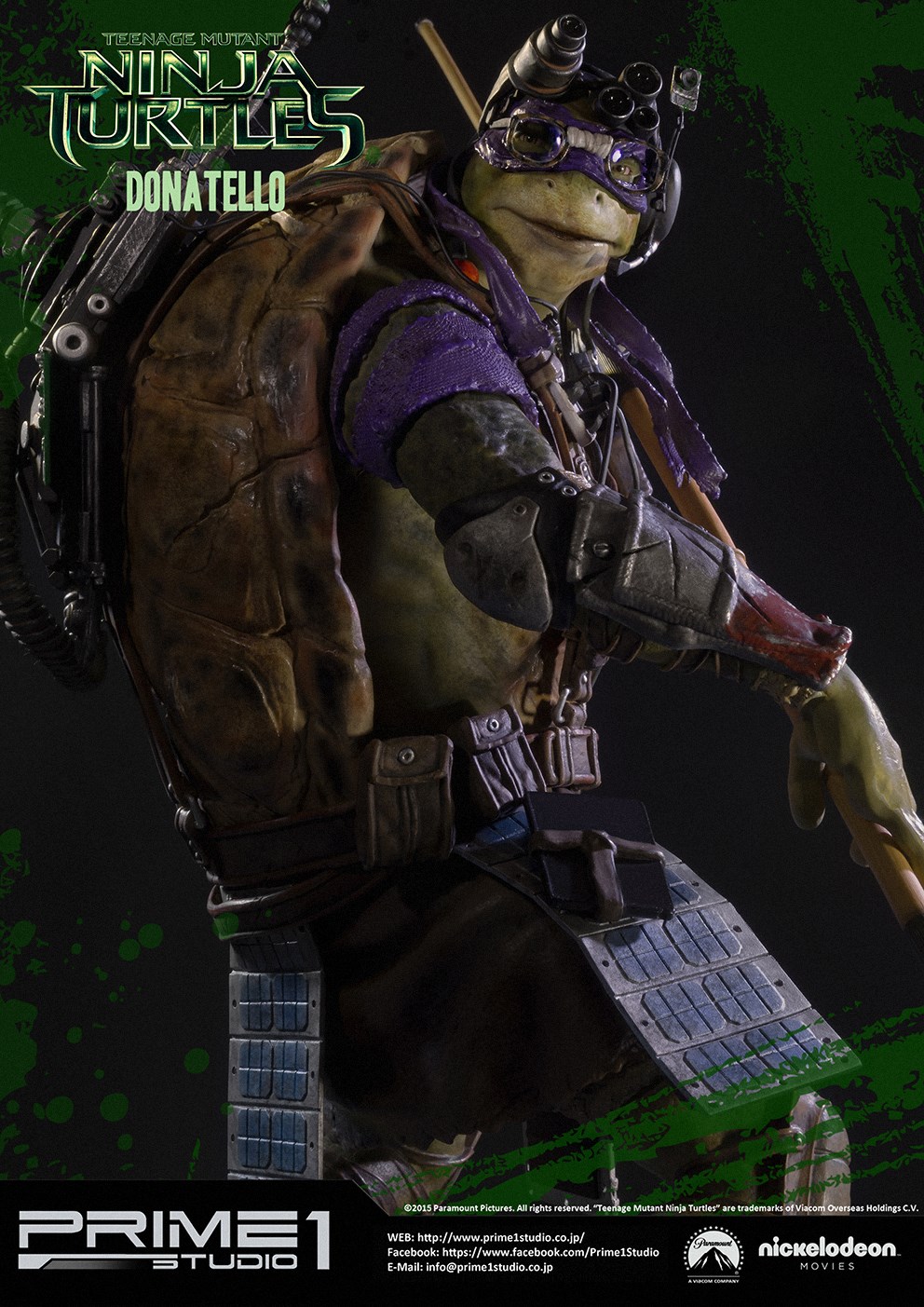 Teenage Mutant Ninja Turtles (2014) - Donatello - Museum Masterline Series  (MMTMNT-03) - 1/4 (Prime 1 Studio) photo 3