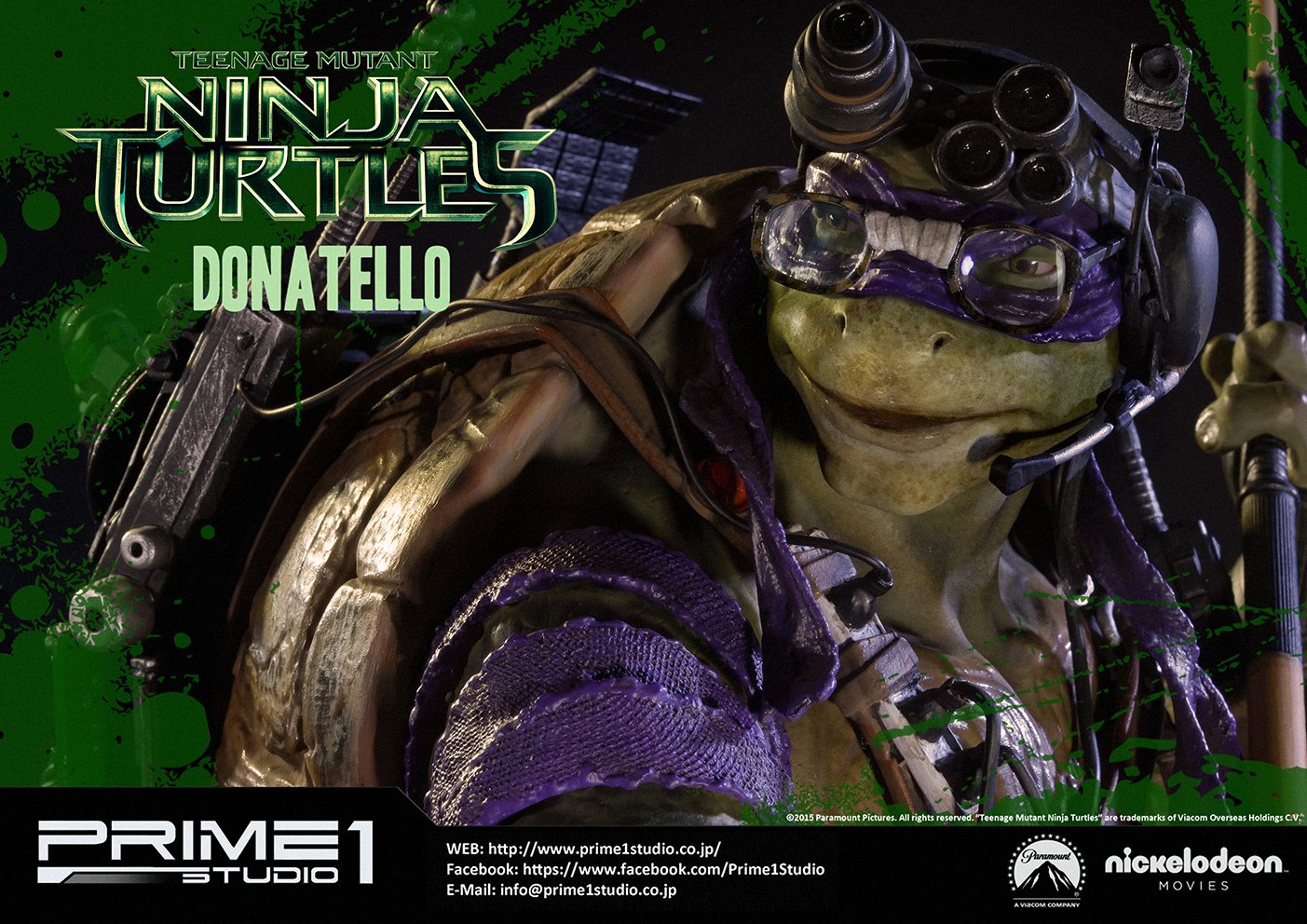 Teenage Mutant Ninja Turtles (2014) - Donatello - Museum Masterline Series  (MMTMNT-03) - 1/4 (Prime 1 Studio) photo 11