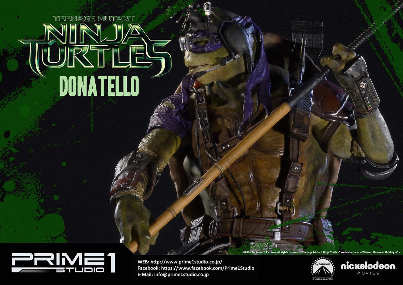 Teenage Mutant Ninja Turtles (2014) - Donatello - Museum Masterline Series  (MMTMNT-03) - 1/4 (Prime 1 Studio) photo 12