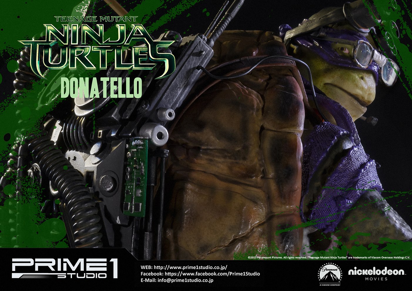 Teenage Mutant Ninja Turtles (2014) - Donatello - Museum Masterline Series  (MMTMNT-03) - 1/4 (Prime 1 Studio) photo 13