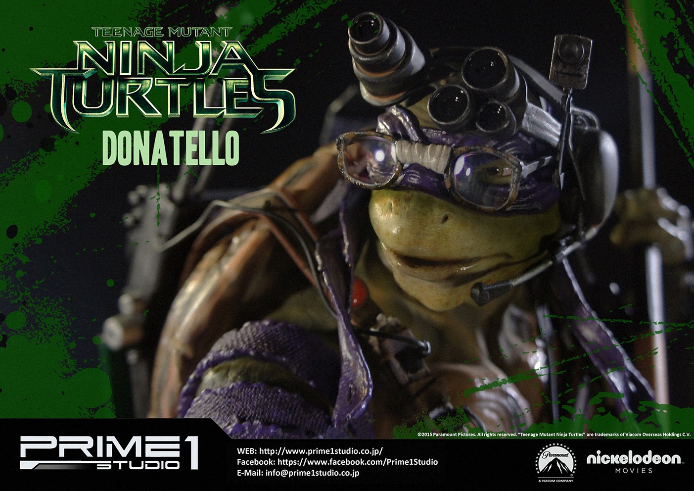 Teenage Mutant Ninja Turtles (2014) - Donatello - Museum Masterline Series  (MMTMNT-03) - 1/4 (Prime 1 Studio) photo 14