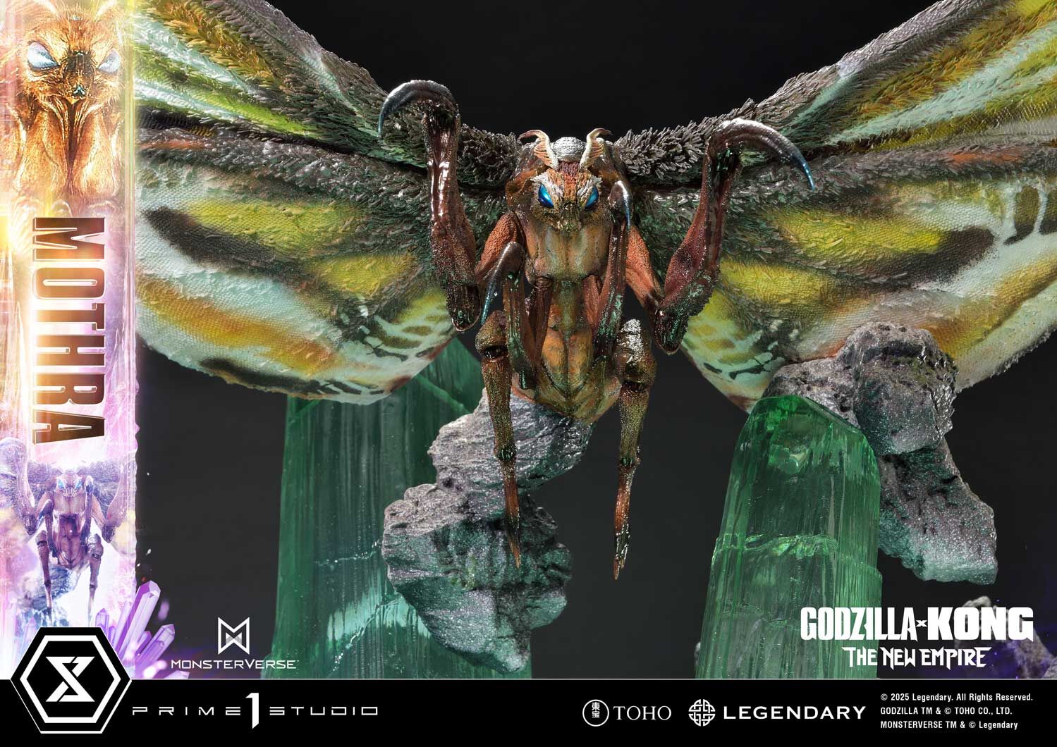 Godzilla x Kong: The New Empire - Mothra - Ultimate Diorama Masterline (UDMGXK-03S) - Bonus Version (Prime 1 Studio) photo 4