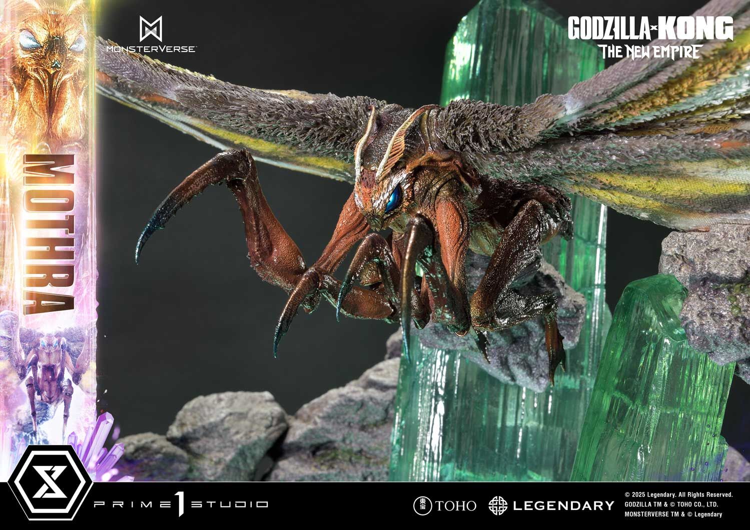 Godzilla x Kong: The New Empire - Mothra - Ultimate Diorama Masterline (UDMGXK-03S) - Bonus Version (Prime 1 Studio) photo 8