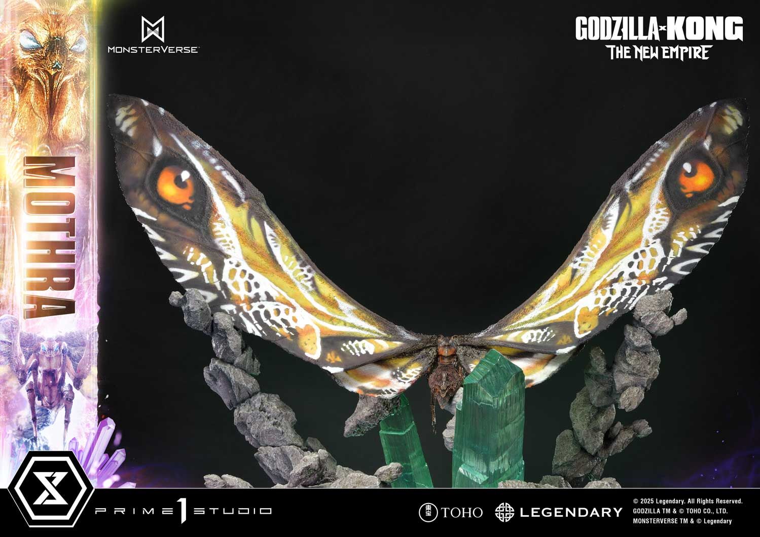 Godzilla x Kong: The New Empire - Mothra - Ultimate Diorama Masterline (UDMGXK-03S) - Bonus Version (Prime 1 Studio) photo 11