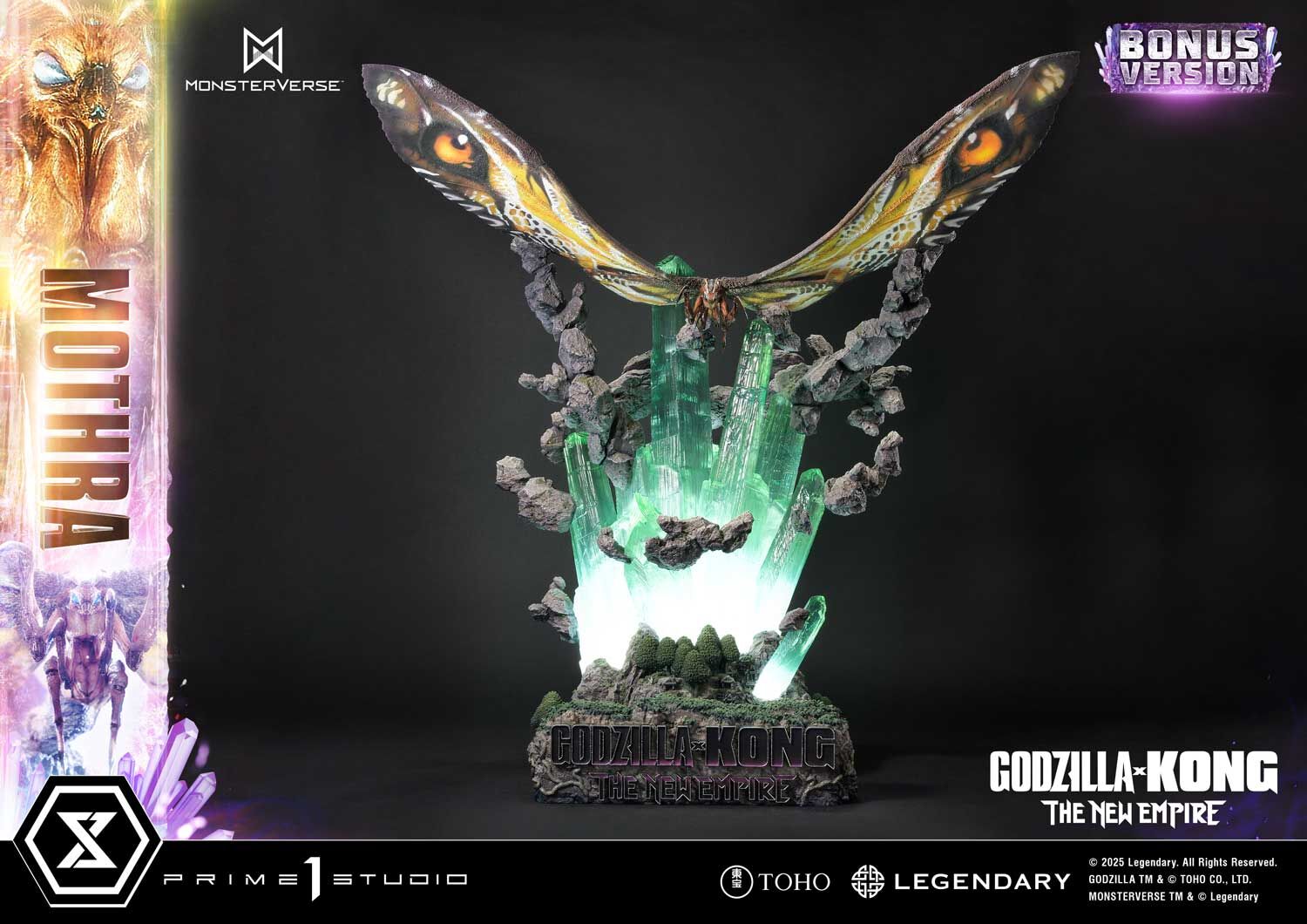 Godzilla x Kong: The New Empire - Mothra - Ultimate Diorama Masterline (UDMGXK-03S) - Bonus Version (Prime 1 Studio) photo 25