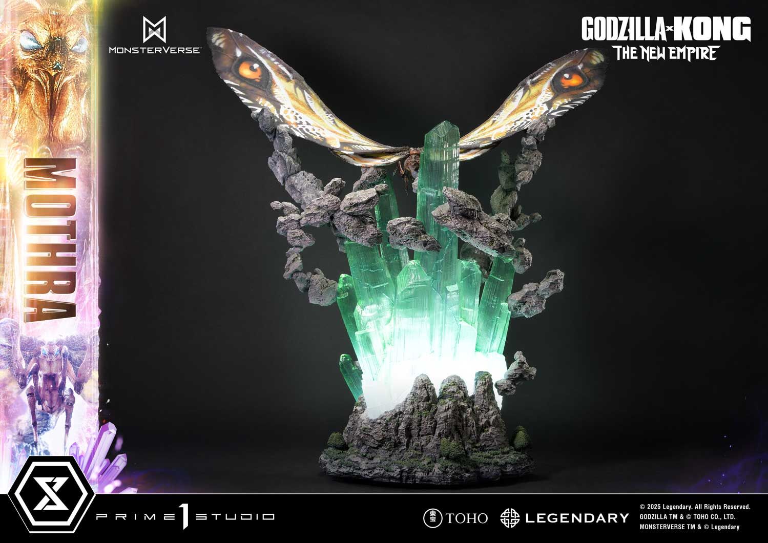 Godzilla x Kong: The New Empire - Mothra - Ultimate Diorama Masterline (UDMGXK-03S) - Bonus Version (Prime 1 Studio) photo 34