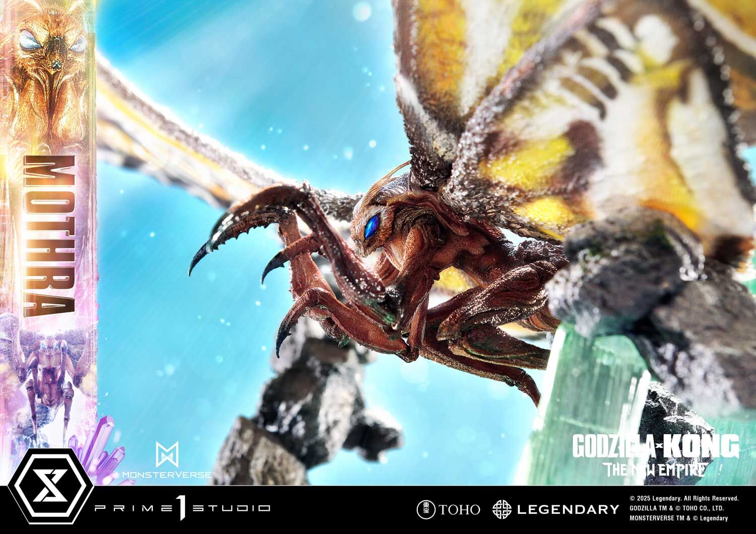 Godzilla x Kong: The New Empire - Mothra - Ultimate Diorama Masterline (UDMGXK-03S) - Bonus Version (Prime 1 Studio) photo 38