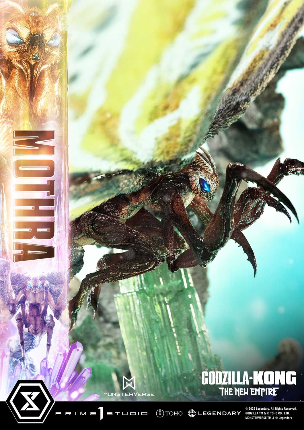 Godzilla x Kong: The New Empire - Mothra - Ultimate Diorama Masterline (UDMGXK-03S) - Bonus Version (Prime 1 Studio) photo 42