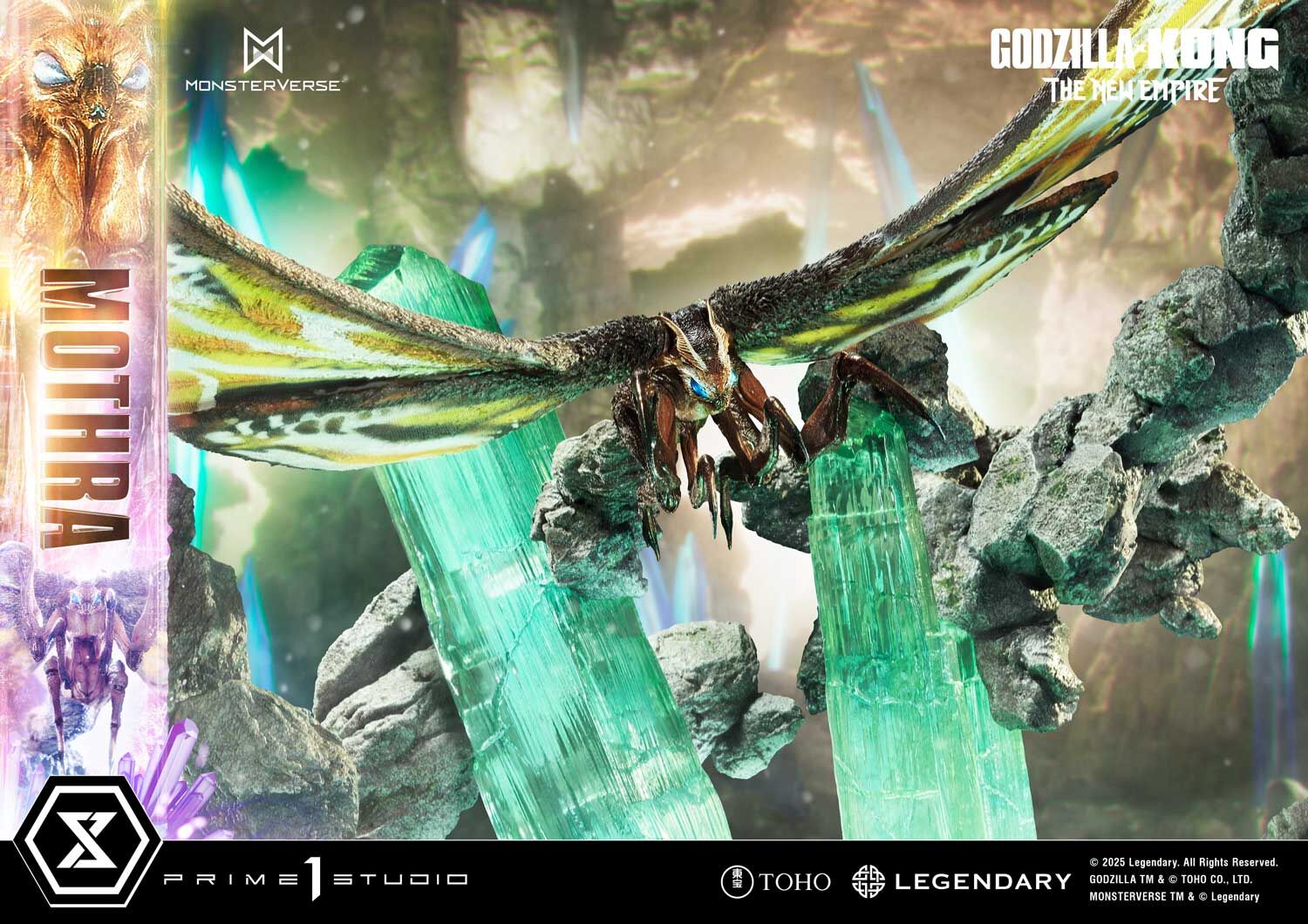 Godzilla x Kong: The New Empire - Mothra - Ultimate Diorama Masterline (UDMGXK-03S) - Bonus Version (Prime 1 Studio) photo 45