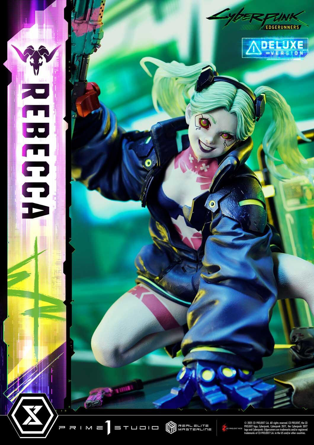 Cyberpunk: Edgerunners - Rebecca - Real Elite Masterline (REMCP-03DX) - 1/4 - DX Version (Prime 1 Studio) photo 9