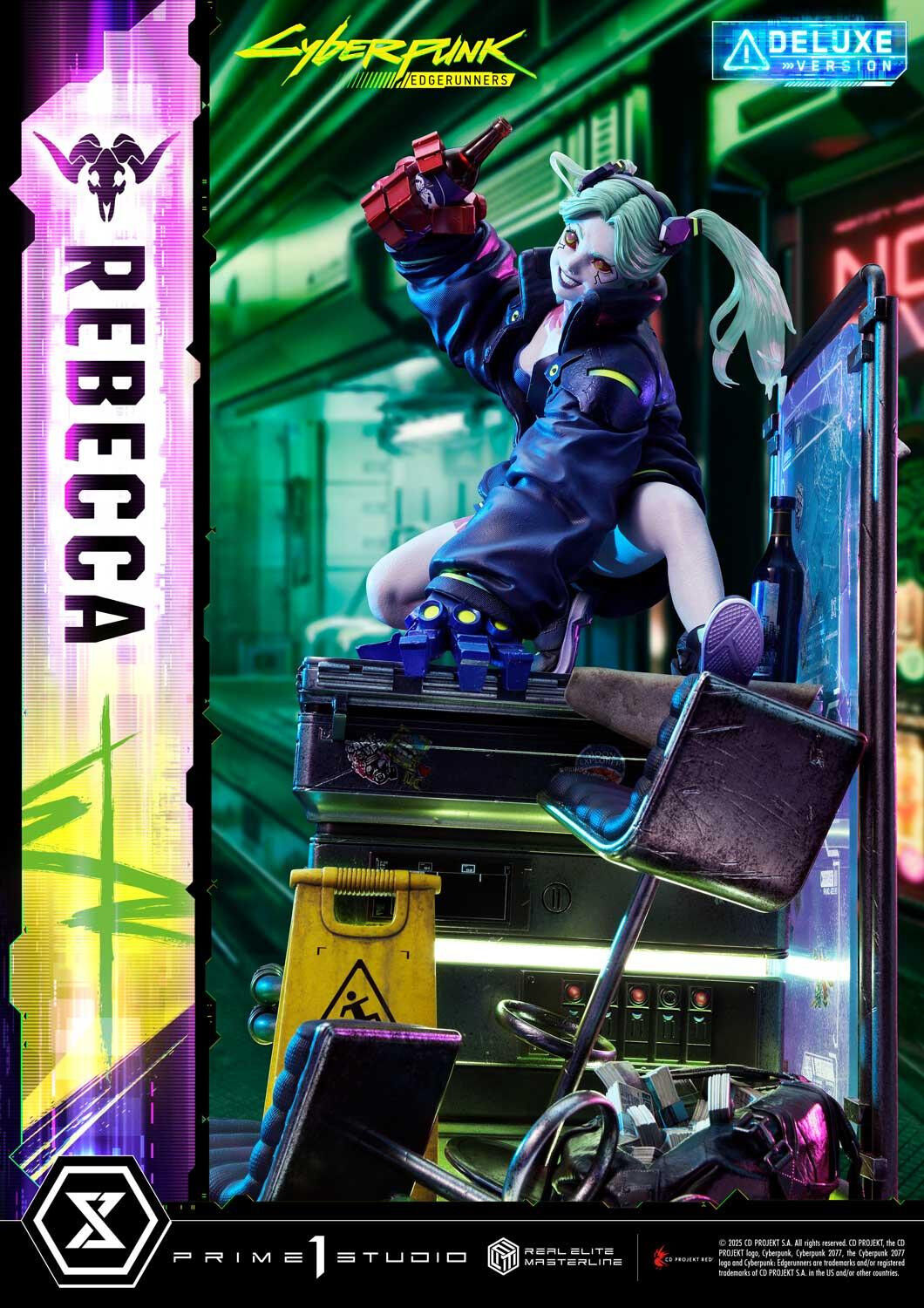 Cyberpunk: Edgerunners - Rebecca - Real Elite Masterline (REMCP-03DX) - 1/4 - DX Version (Prime 1 Studio) photo 15