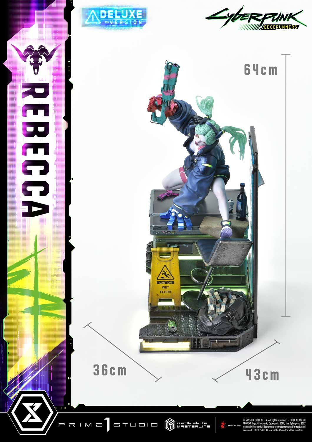 Cyberpunk: Edgerunners - Rebecca - Real Elite Masterline (REMCP-03DX) - 1/4 - DX Version (Prime 1 Studio) photo 44
