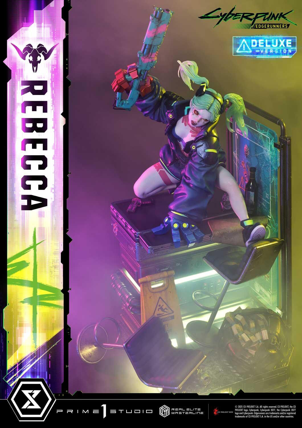 Cyberpunk: Edgerunners - Rebecca - Real Elite Masterline (REMCP-03DX) - 1/4 - DX Version (Prime 1 Studio) photo 51