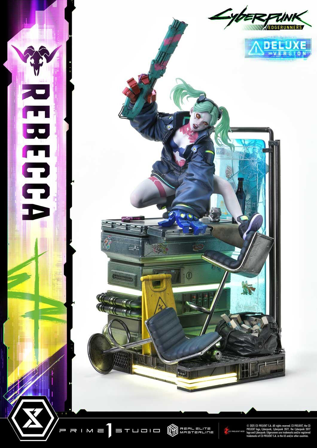 Cyberpunk: Edgerunners - Rebecca - Real Elite Masterline (REMCP-03DX) - 1/4 - DX Version (Prime 1 Studio) photo 57