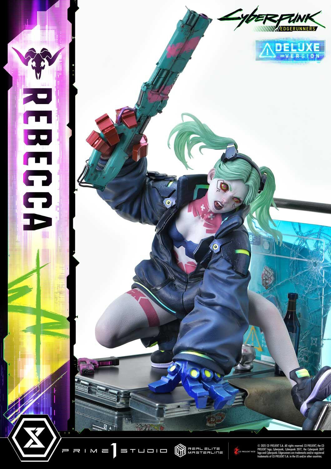 Cyberpunk: Edgerunners - Rebecca - Real Elite Masterline (REMCP-03DX) - 1/4 - DX Version (Prime 1 Studio) photo 58