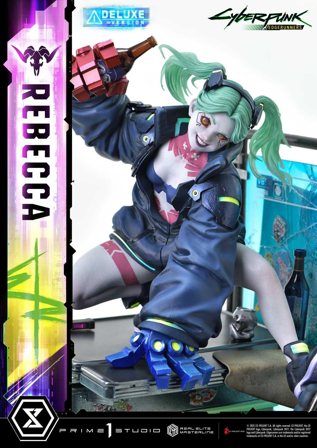 Cyberpunk: Edgerunners - Rebecca - Real Elite Masterline (REMCP-03DXS) - 1/4 - DX Bonus Version (Prime 1 Studio) photo 4
