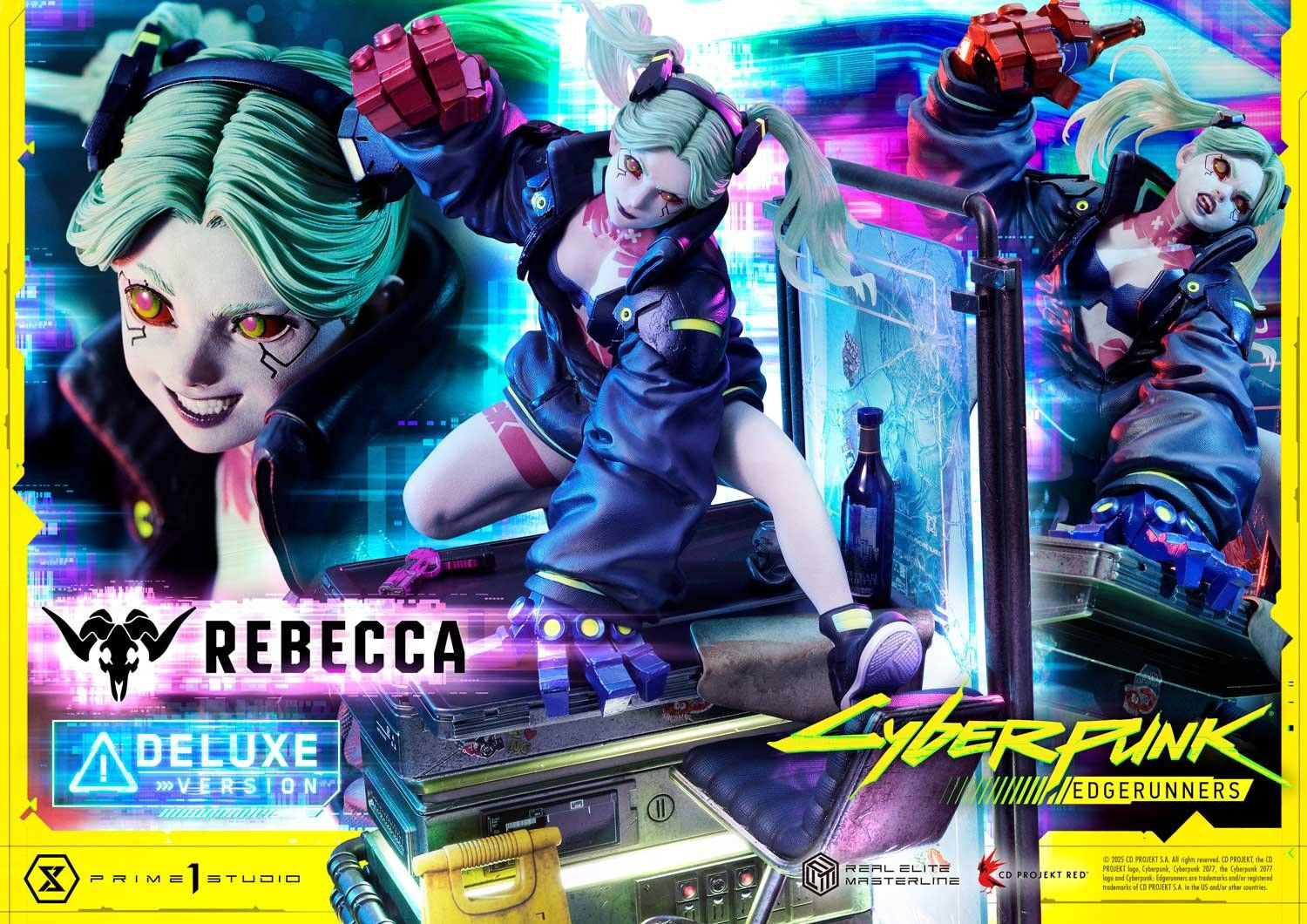 Cyberpunk: Edgerunners - Rebecca - Real Elite Masterline (REMCP-03DXS) - 1/4 - DX Bonus Version (Prime 1 Studio) photo 21