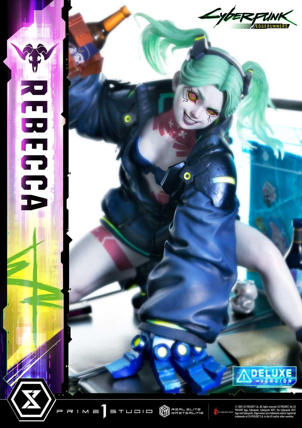 Cyberpunk: Edgerunners - Rebecca - Real Elite Masterline (REMCP-03DXS) - 1/4 - DX Bonus Version (Prime 1 Studio) photo 56
