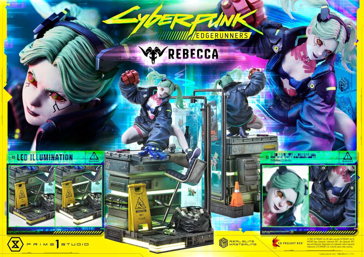 Cyberpunk: Edgerunners - Rebecca - Real Elite Masterline (REMCP-03DXS) - 1/4 - DX Bonus Version (Prime 1 Studio) photo 77