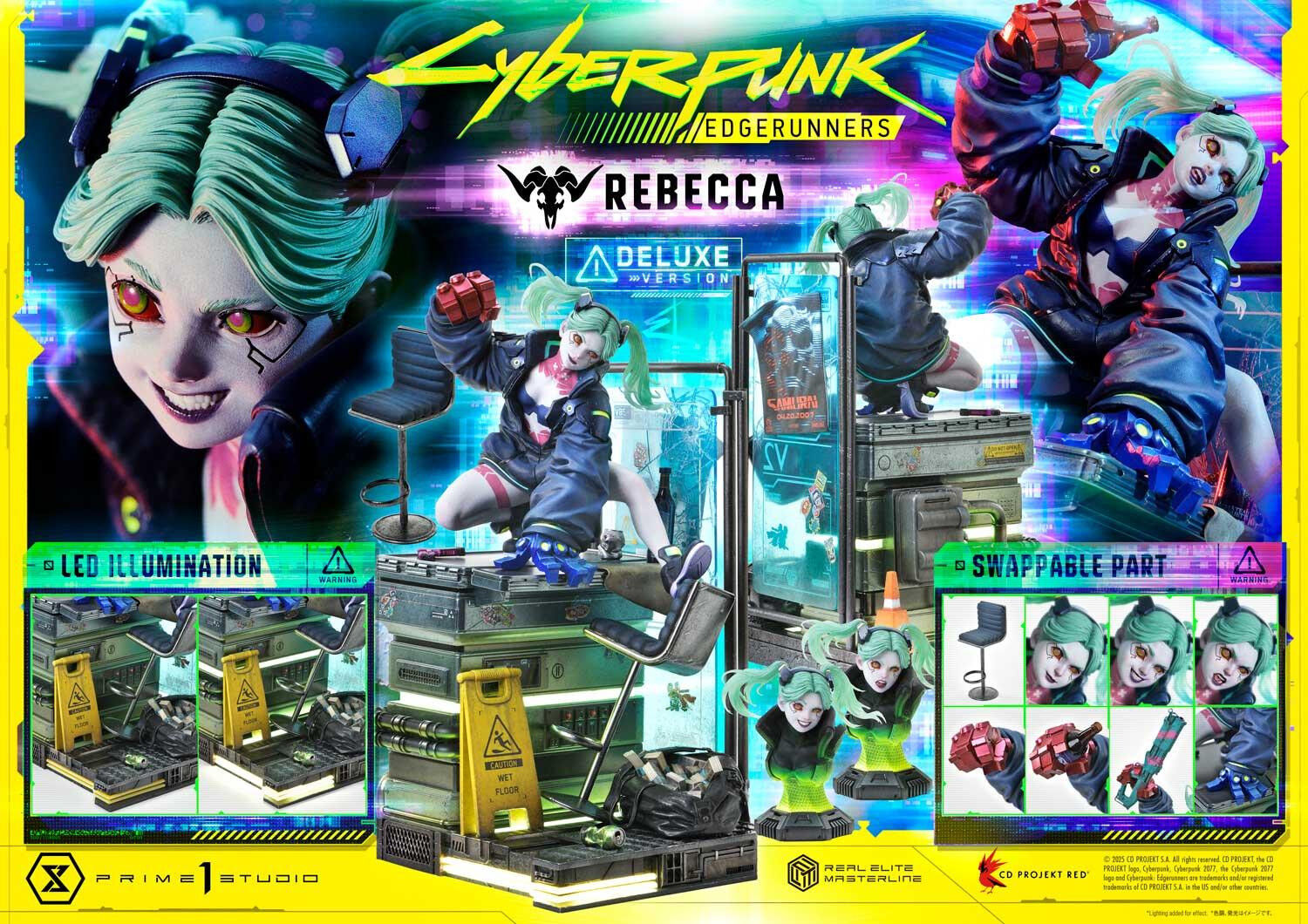 Cyberpunk: Edgerunners - Rebecca - Real Elite Masterline (REMCP-03DXS) - 1/4 - DX Bonus Version (Prime 1 Studio) photo 90