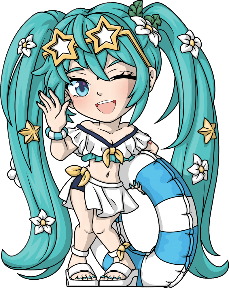 Piapro Characters - Hatsune Miku - Hatsune Miku x Youtooz - Youtooz  (#571) - Summer Style (Youtooz)