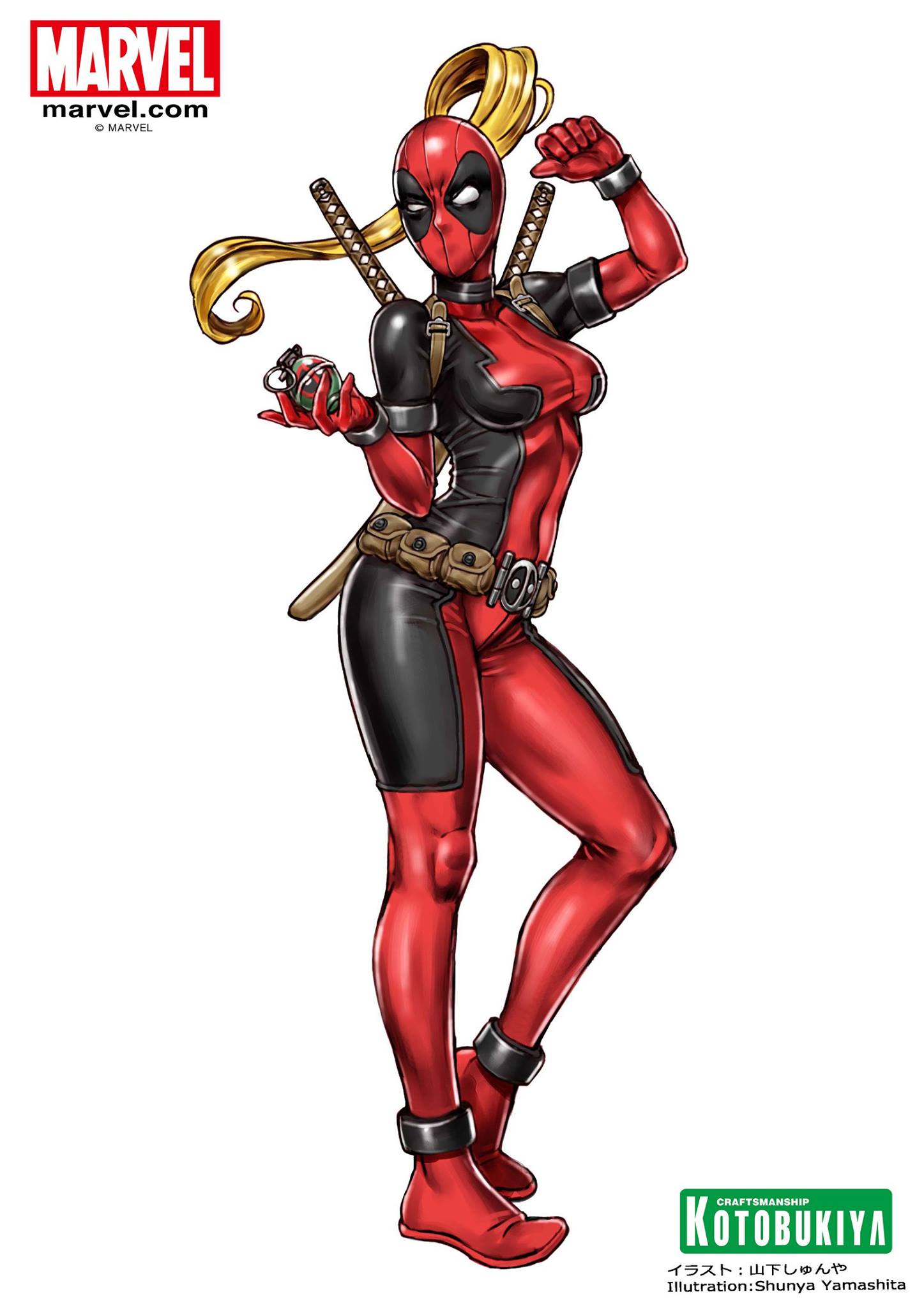 Deadpool - Lady Deadpool - Bishoujo Statue - Marvel x Bishoujo - 1/7 (Kotobukiya) photo 4