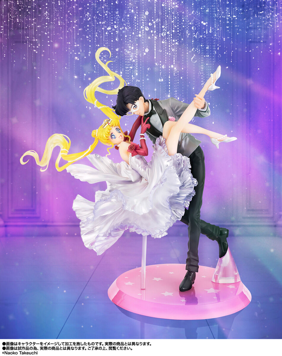 Bishoujo Senshi Sailor Moon - Tsukino Usagi - Tuxedo Kamen - Figuarts Zero chouette - Moonlight Glow Edition (Bandai Spirits, Premium Bandai)