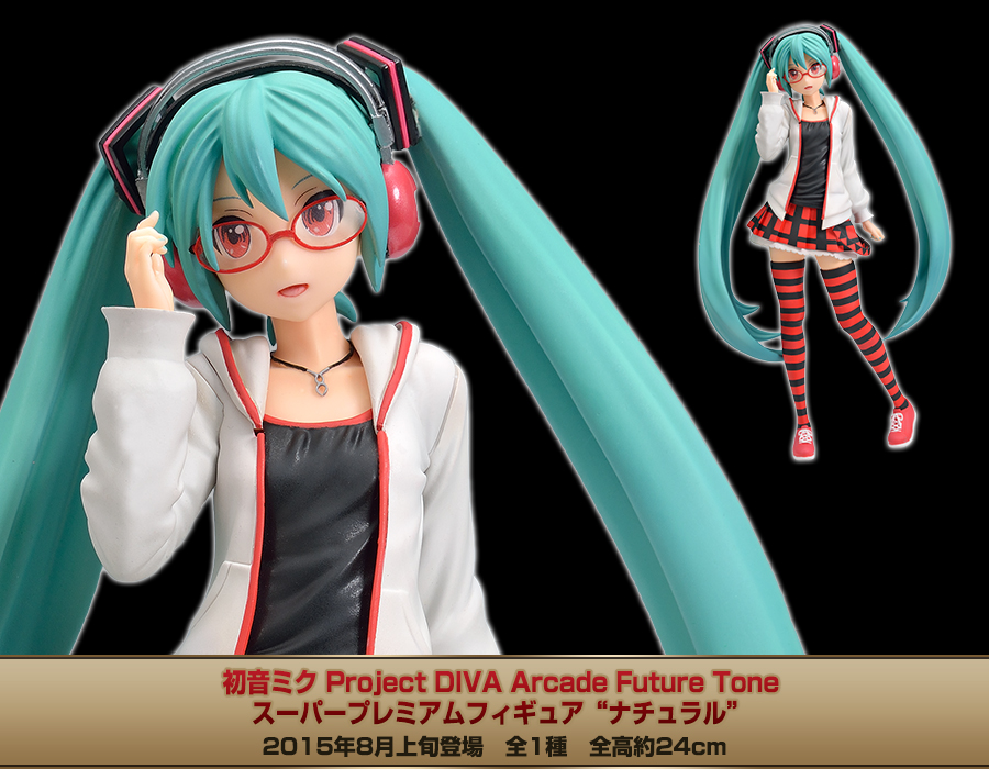 Hatsune Miku -Project DIVA- Arcade Future Tone - Hatsune Miku - SPM Figure - Natural (SEGA) photo 3