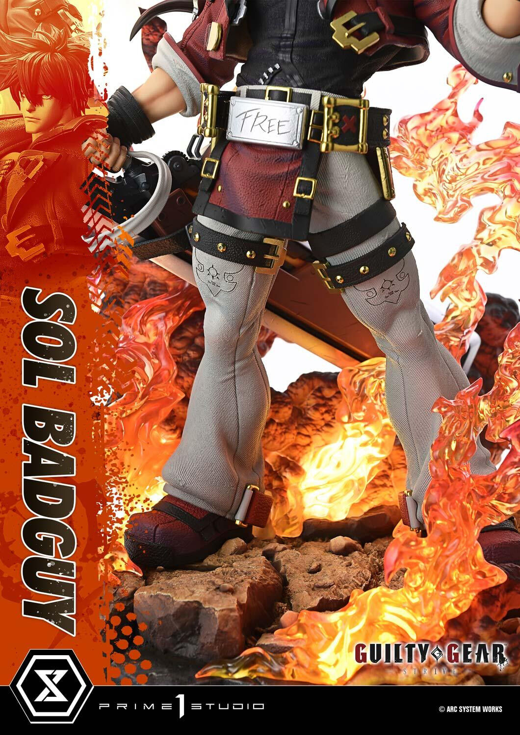 Guilty Gear -Strive- - Sol Badguy - Prisma Wing - 1/4 (Prime 1 Studio) photo 21